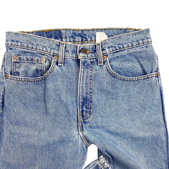 Vintage Levi’s 512 Slim Fit Tapered 31 x32 1994 High Rise Light Wash Women Jeans - Picture 2 of 10